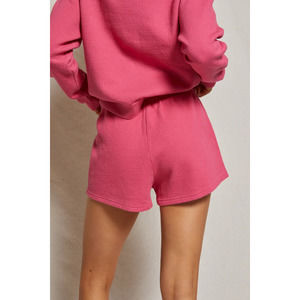 Sundown Geranium Pink Shorts Small - Women's Lounge Shorts